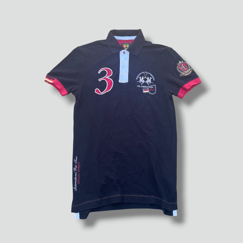 Sourced limited accessories and clothes La Martina Germany No3 vintage poloshirt – Secondhand Streetwear