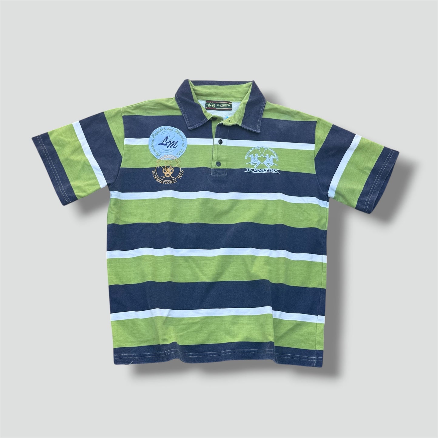 La Martina Striped Federation vintage polo