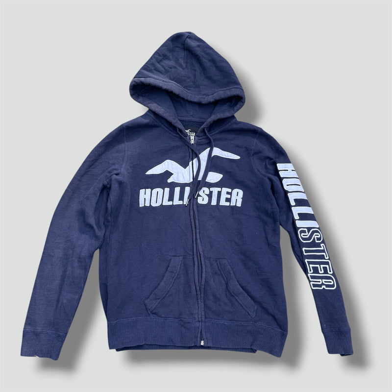 Sourced limited accessories and clothes Hollister Y2K dark zip-hoodie – Secondhand Streetwear