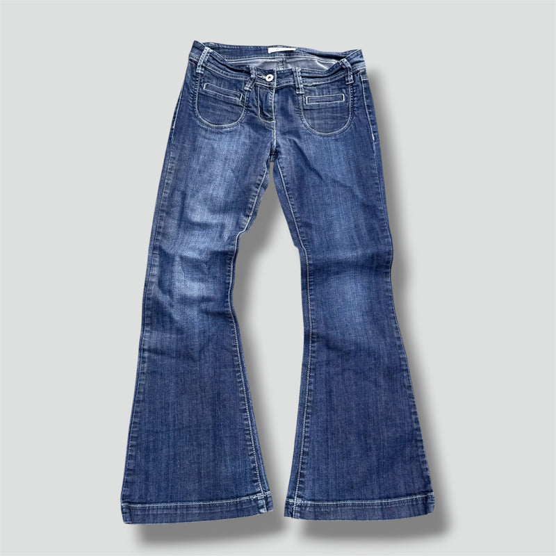Sourced limited accessories and clothes J’eans U vintage bootcut wide leg jeans – Secondhand Streetwear