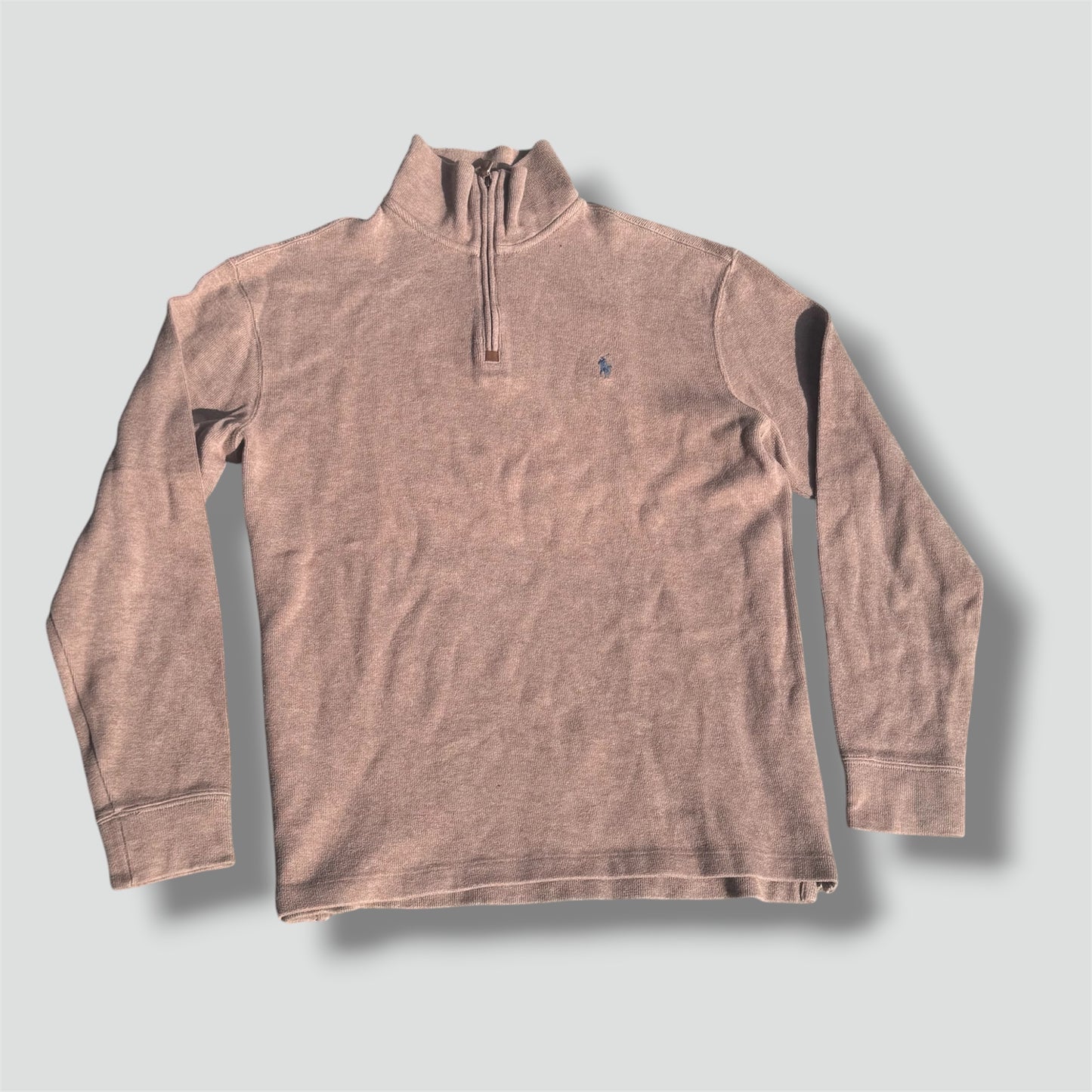 Polo Ralph Lauren brown vintage quarter zip
