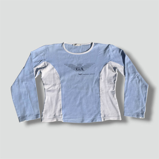 Giorgio Armani vintage blue longsleeve