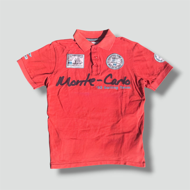 Sourced limited accessories and clothes Monte Carlo orange streetwear poloshirt – Secondhand Streetwear
