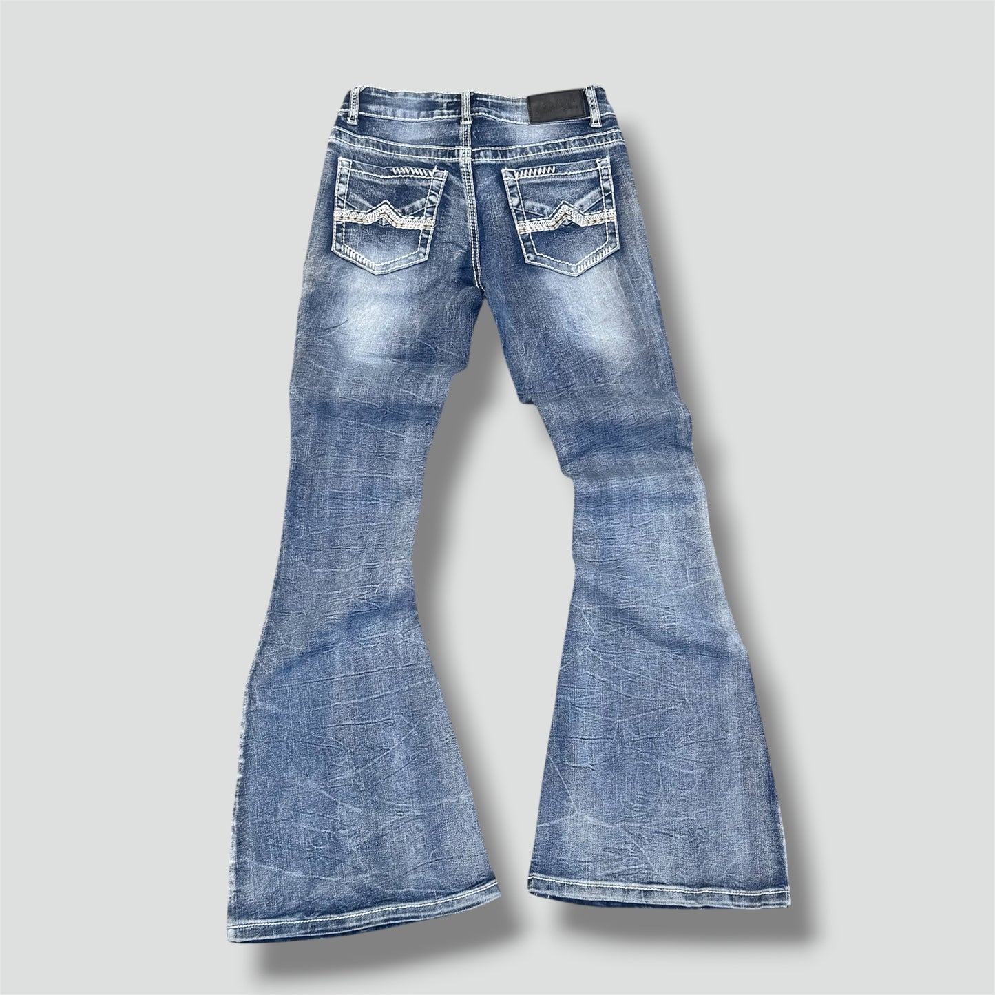True Luck Y2K bootcut wide leg jeans