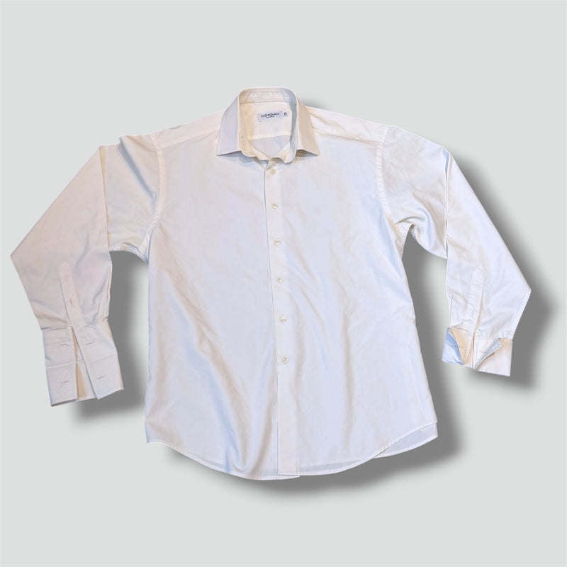 Sourced limited accessories and clothes Yves Saint Laurent vintage white shirt – Secondhand Streetwear