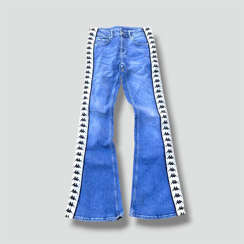 Sourced limited accessories and clothes Kappa streetwear wide leg high waist jeans – Secondhand Streetwear