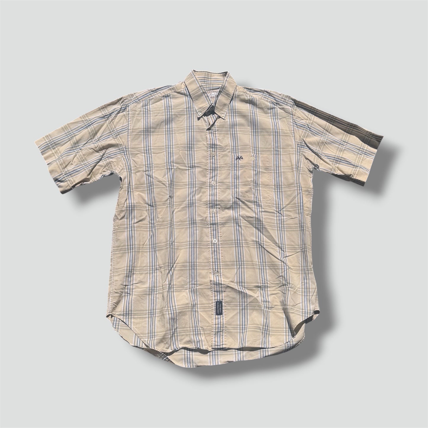 Thomas Burberry vintage checkered shirt