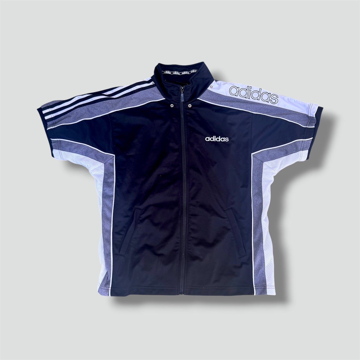 Adidas 00s retro sleeveless track jacket