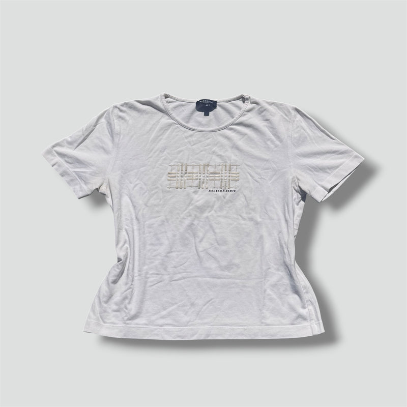 Sourced limited accessories and clothes Burberry London white cropped T-shirt – Secondhand Streetwear