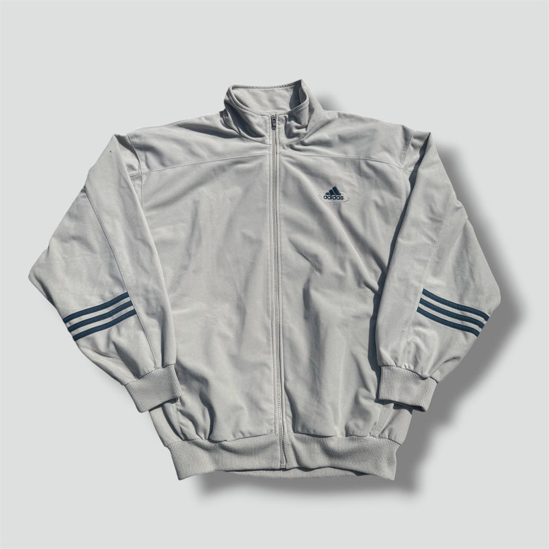 Sourced limited accessories and clothes Adidas 90s cream fleece track jacket – Secondhand Streetwear