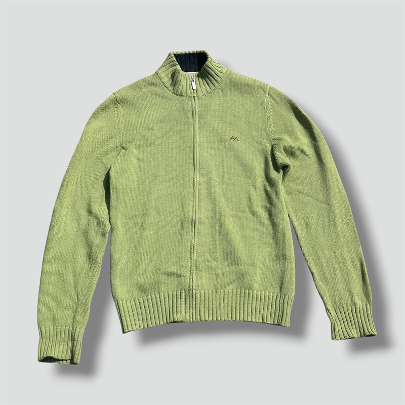 Sourced limited accessories and clothes Thomas Burberry vintage green zip jacket – Secondhand Streetwear