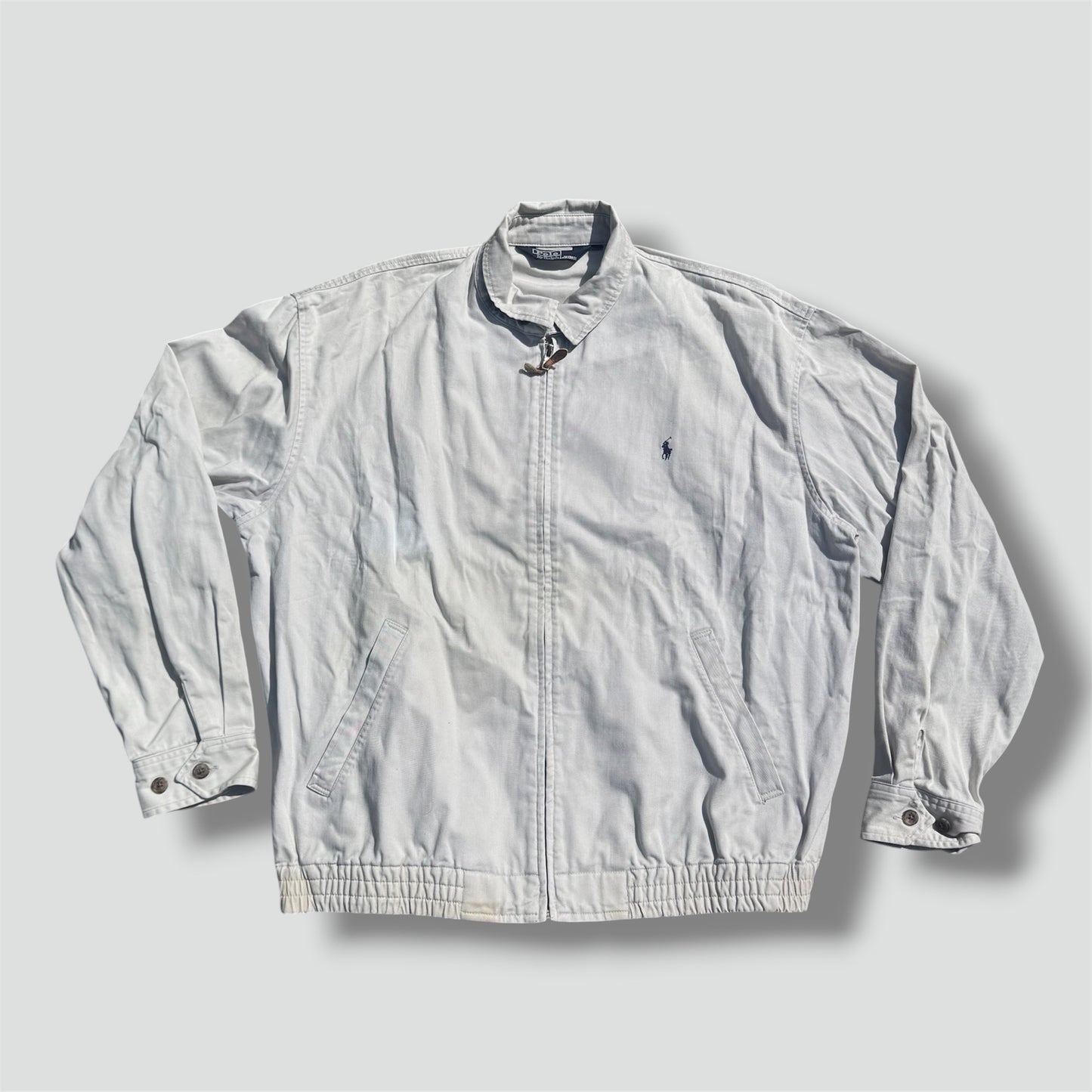 Polo Ralph Lauren cream vintage Harrington jacket
