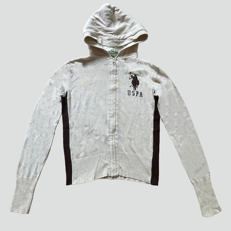 Sourced limited accessories and clothes USPA zipup hoodie – Secondhand Streetwear