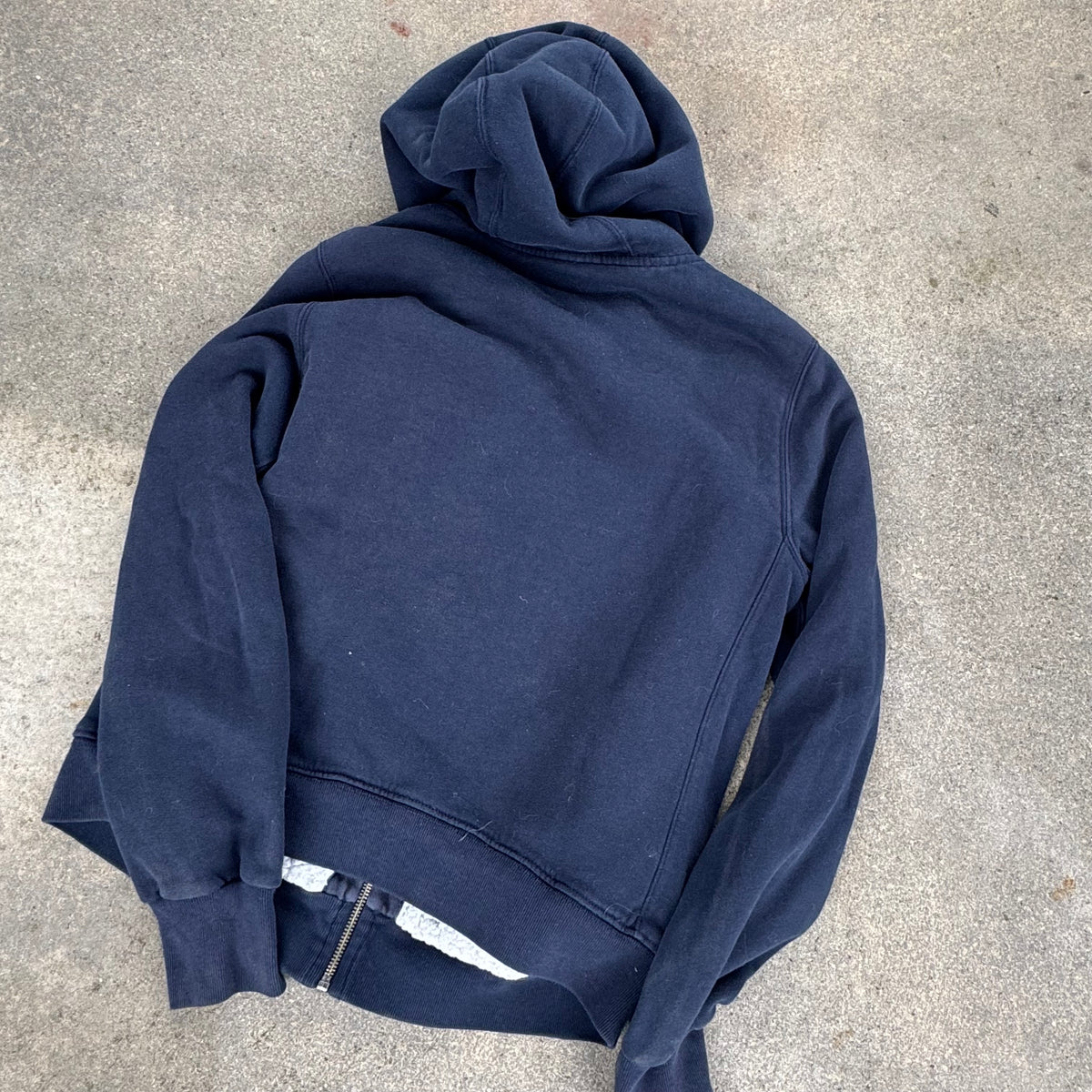 Abercrombie & Fitch fluffy y2k zip-hoodie – Close-up 5