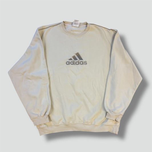 Adidas 90s cream vintage sweatshirt