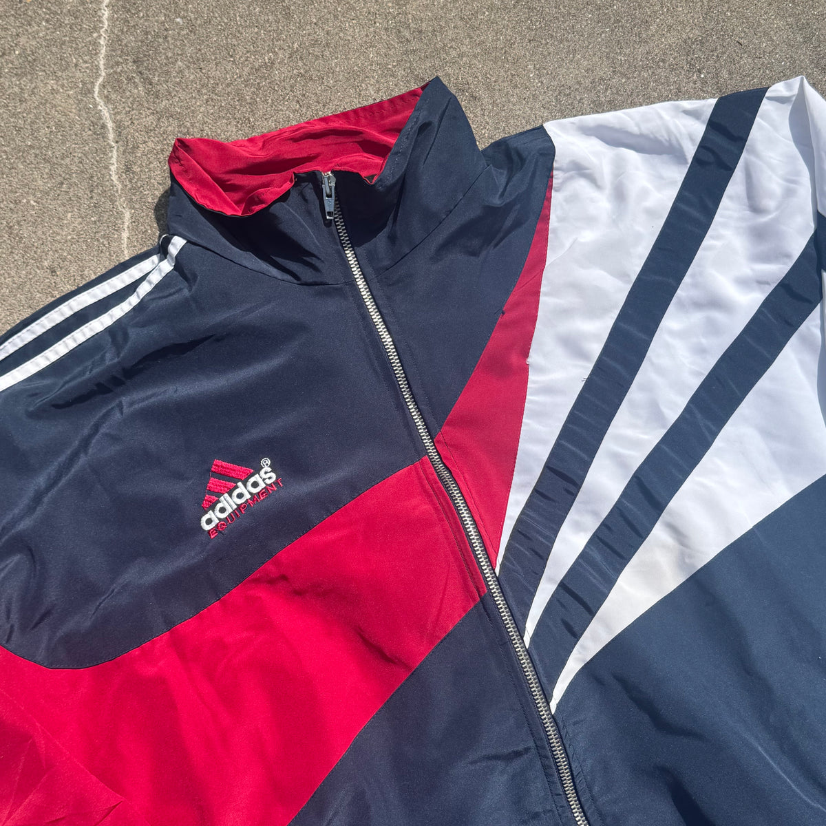 Adidas Equipment 90s vintage track jacket – Close-up 1