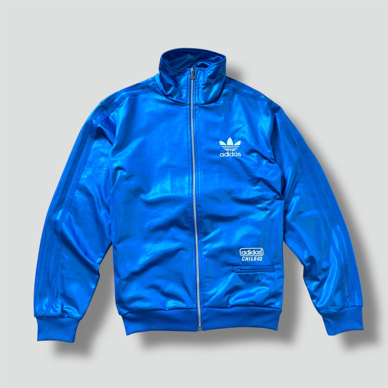 Sourced limited accessories and clothes Adidas shiny blue Y2K track jacket – Secondhand Streetwear