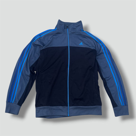 Adidas streetwear blue track jacket
