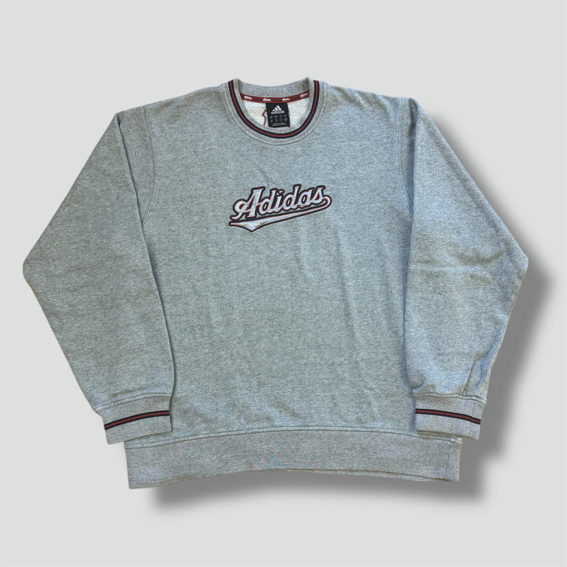 Sourced limited accessories and clothes Adidas vintage 90s grey sweatshirt – Secondhand Streetwear