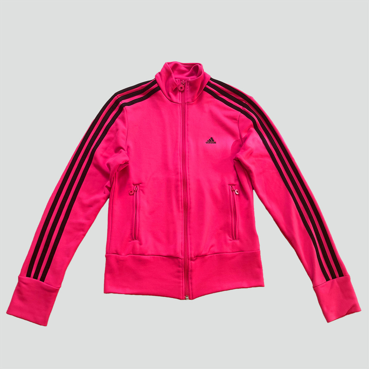 Adidas vintage pink track jacket