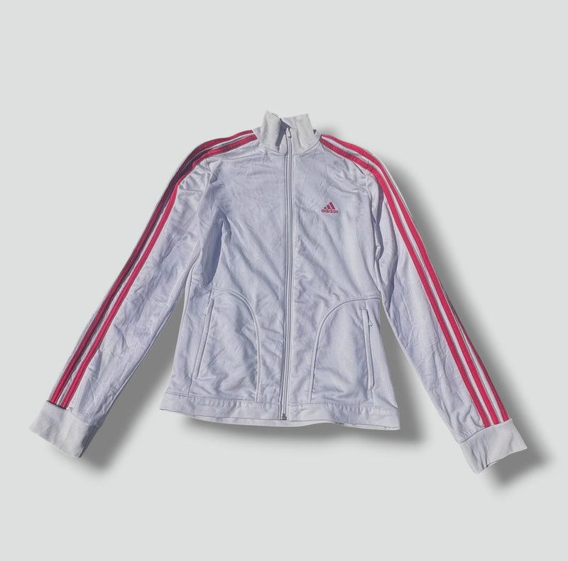 Sourced limited accessories and clothes Adidas Y2K white track jacket – Secondhand Streetwear