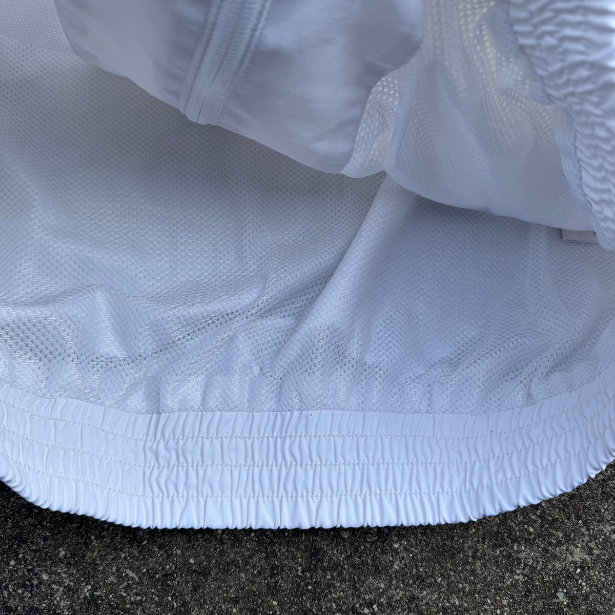 Airness silver panther streetwear track jacket – Close-up 4