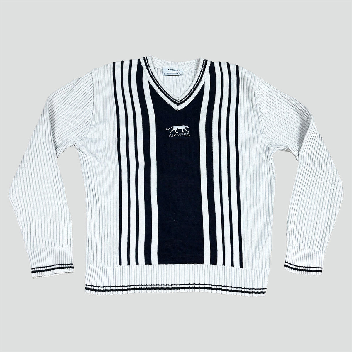 Airness white knitted vintage sweatshirt