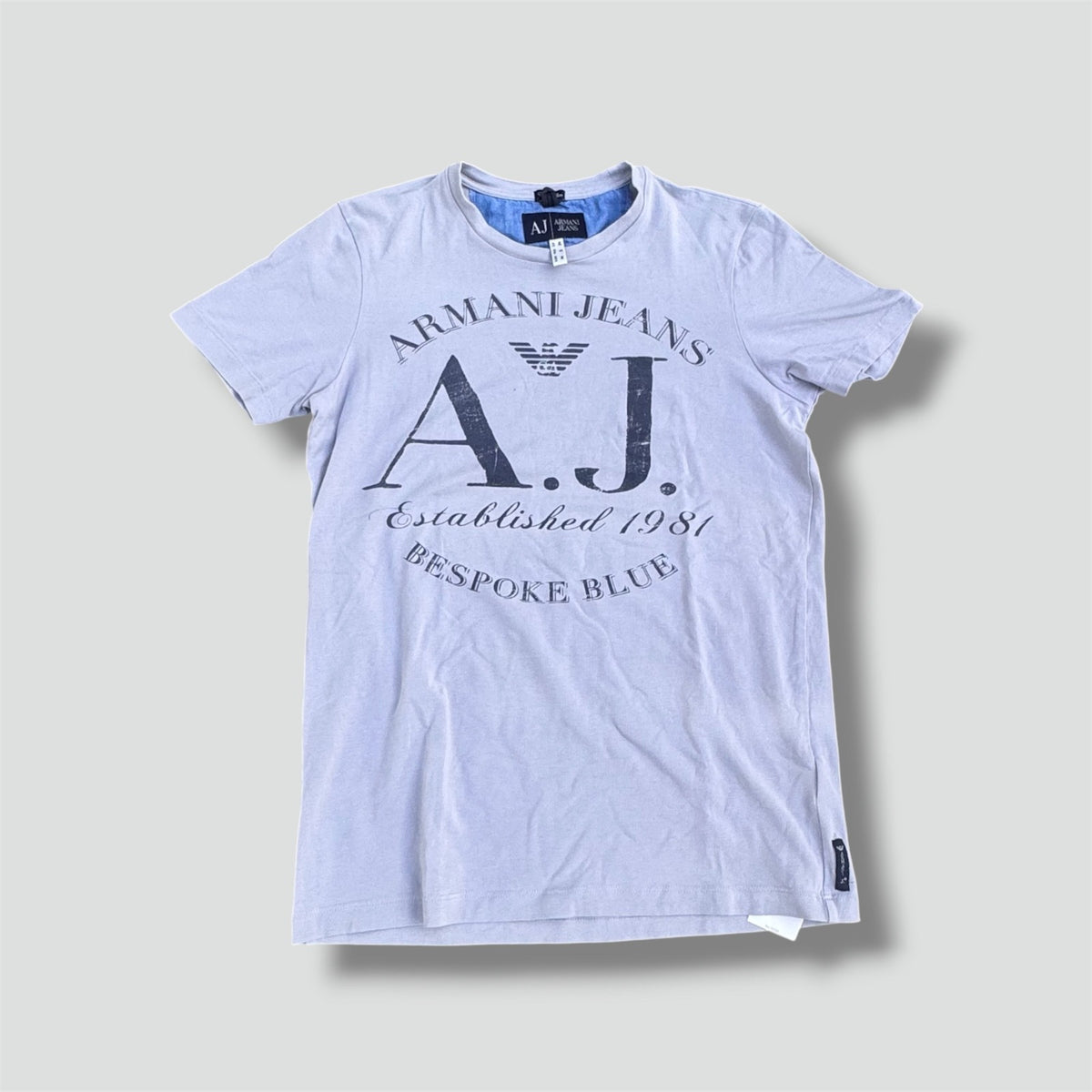 Armani Jeans Bespoke blue vintage T-shirt