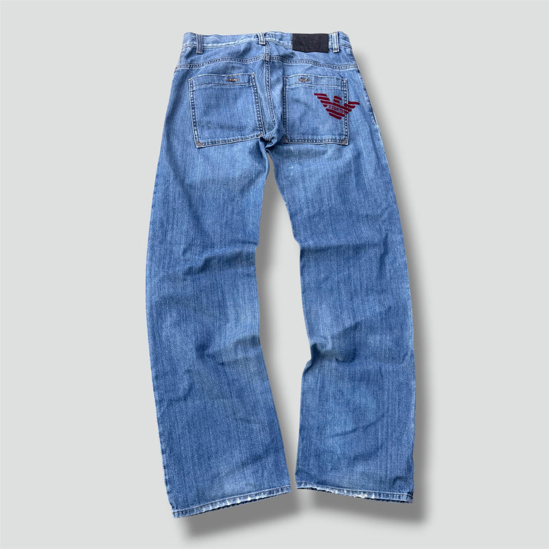 Sourced limited accessories and clothes Armani Jeans vintage straight leg denim – Secondhand Streetwear