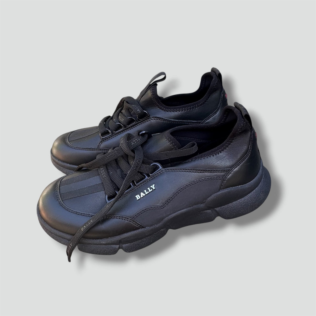 Bally Switzerland black sneakers