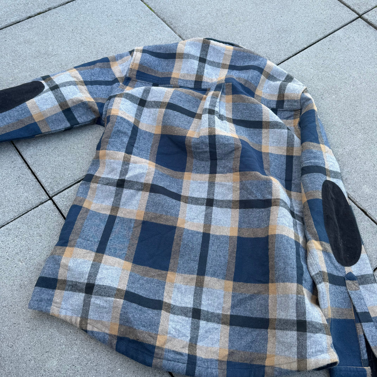 Barbour grey checkered light jacket – Close-up 5