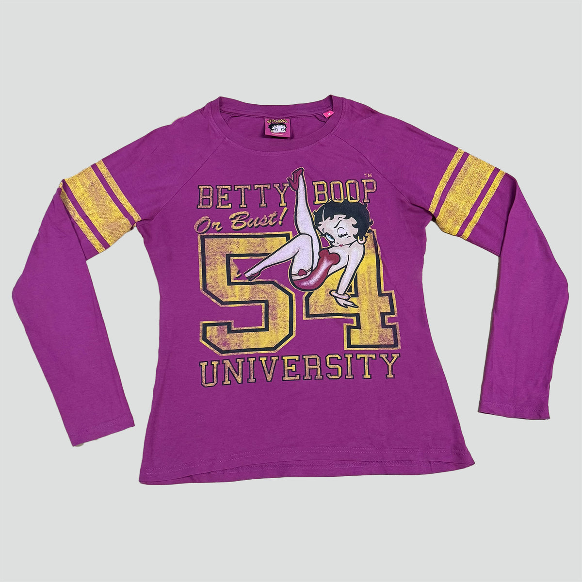 Betty Boop university pink printed t-shirt