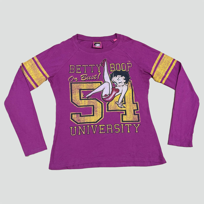 Sourced limited accessories and clothes Betty Boop university pink printed t-shirt – Secondhand Streetwear