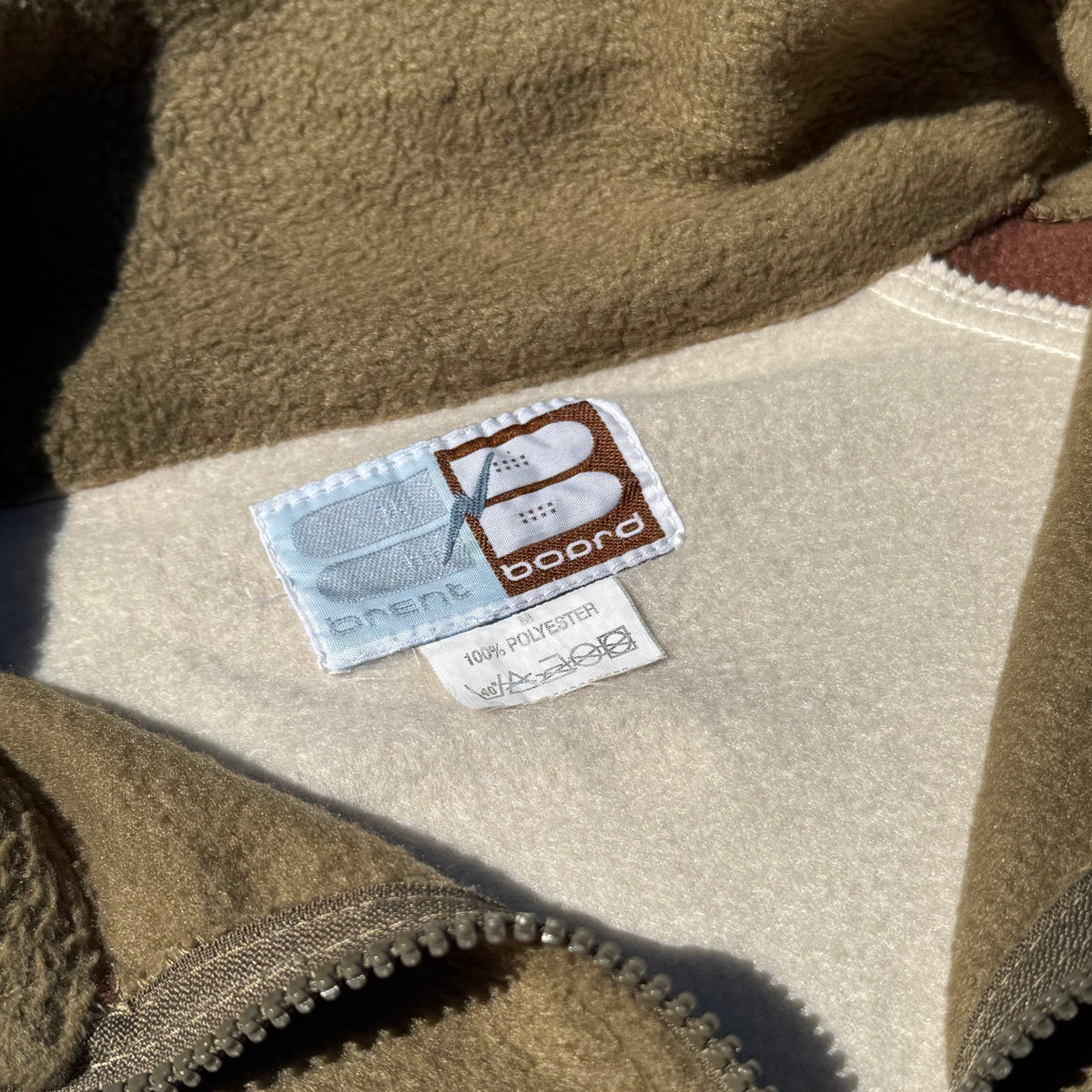 Brent Board vintage fleece sweater – Close-up 2