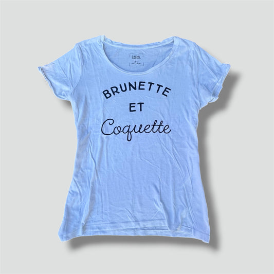 Brunette et coquette y2k style t-shirt