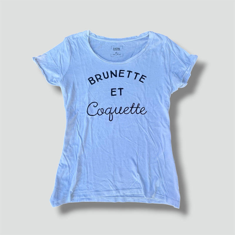 Sourced limited accessories and clothes Brunette et coquette y2k style t-shirt – Secondhand Streetwear