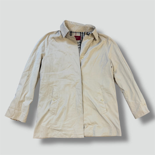 Burberry London cream vintage raincoat