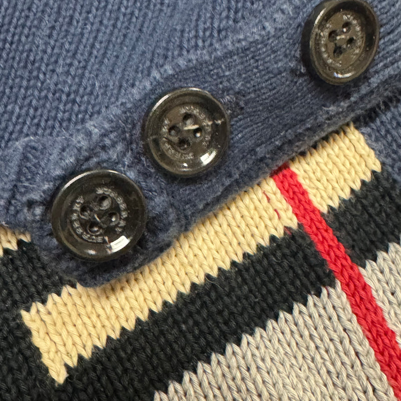 Detailansicht: Sourced limited accessories and clothes Burberry London knitted vintage sweatshirt – Logo, Nähte oder Material