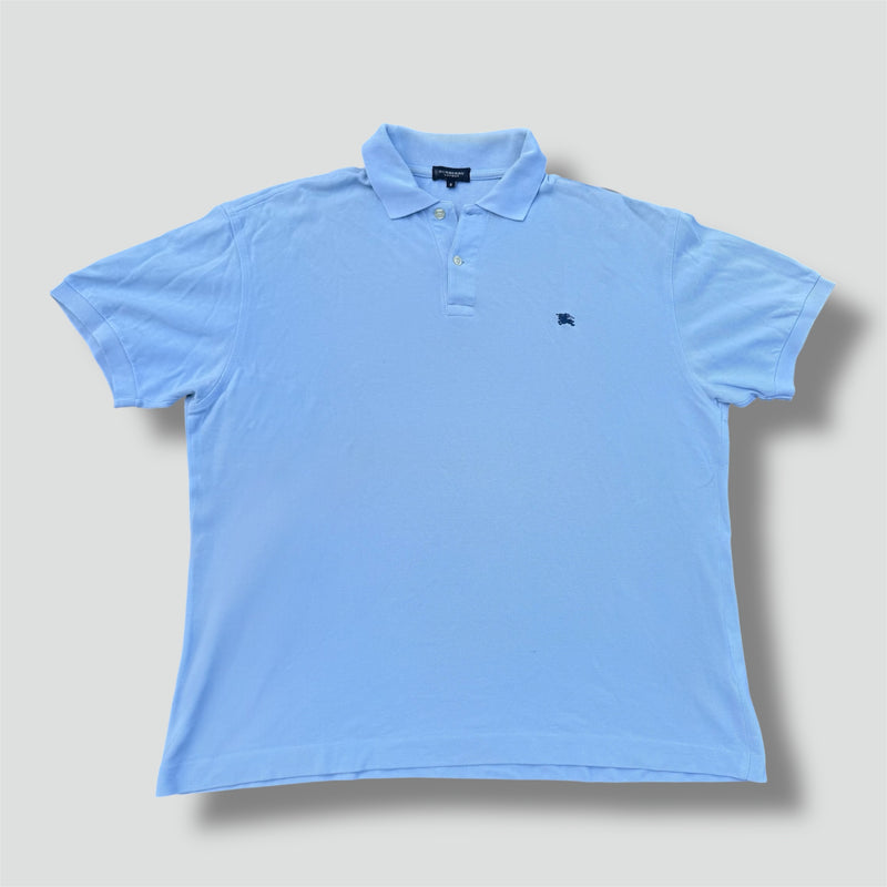 Sourced limited accessories and clothes Burberry London skyblue vintage poloshirt – Secondhand Streetwear