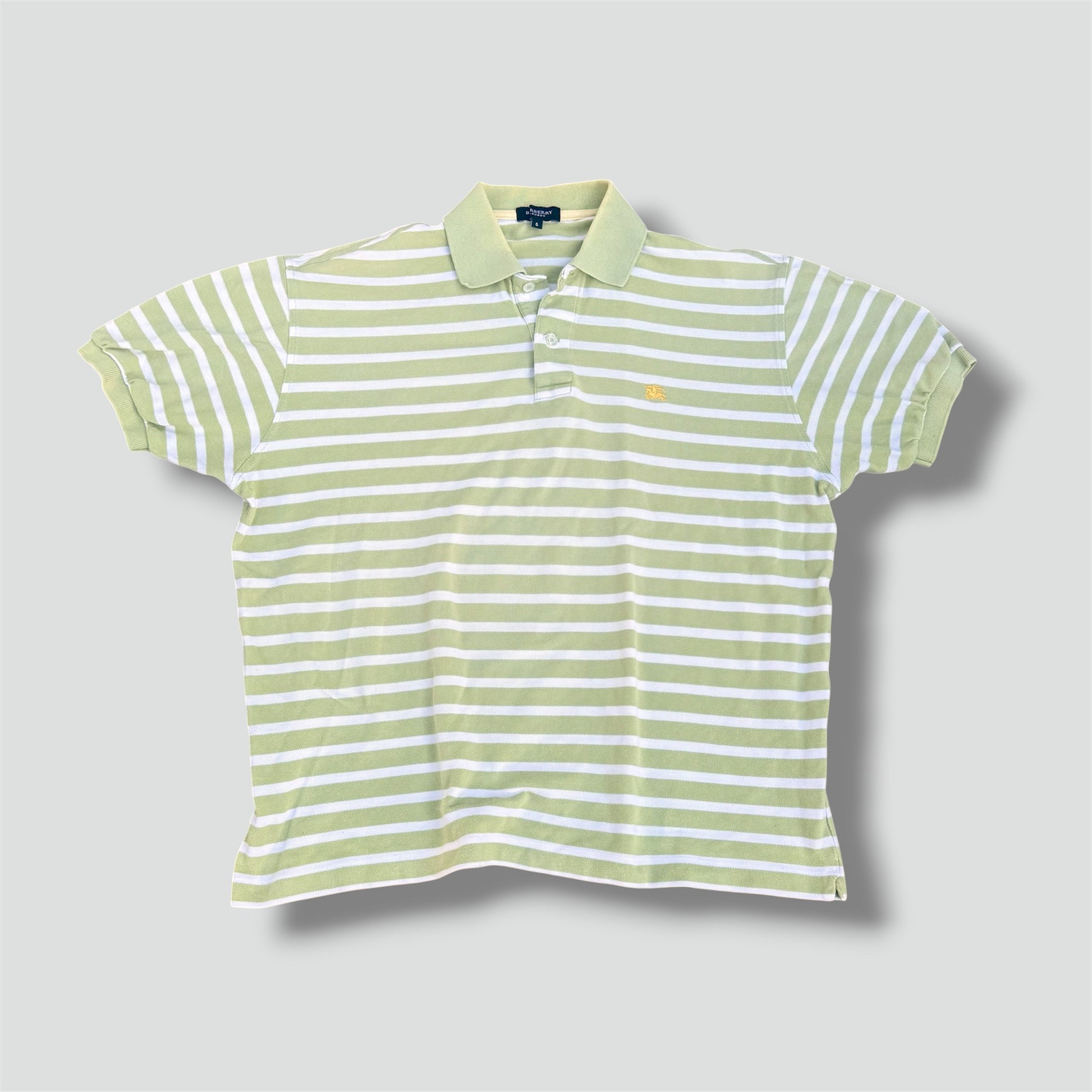 Burberry London vintage 90s striped poloshirt