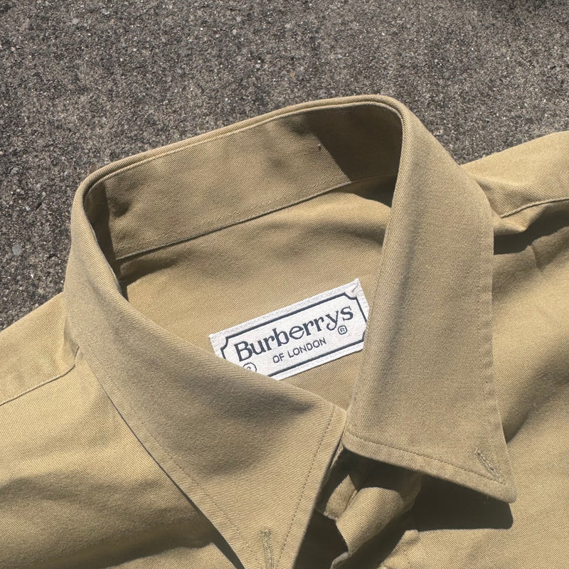Detailansicht: Sourced limited accessories and clothes Burberry's of London vintage thick shirt – Logo, Nähte oder Material