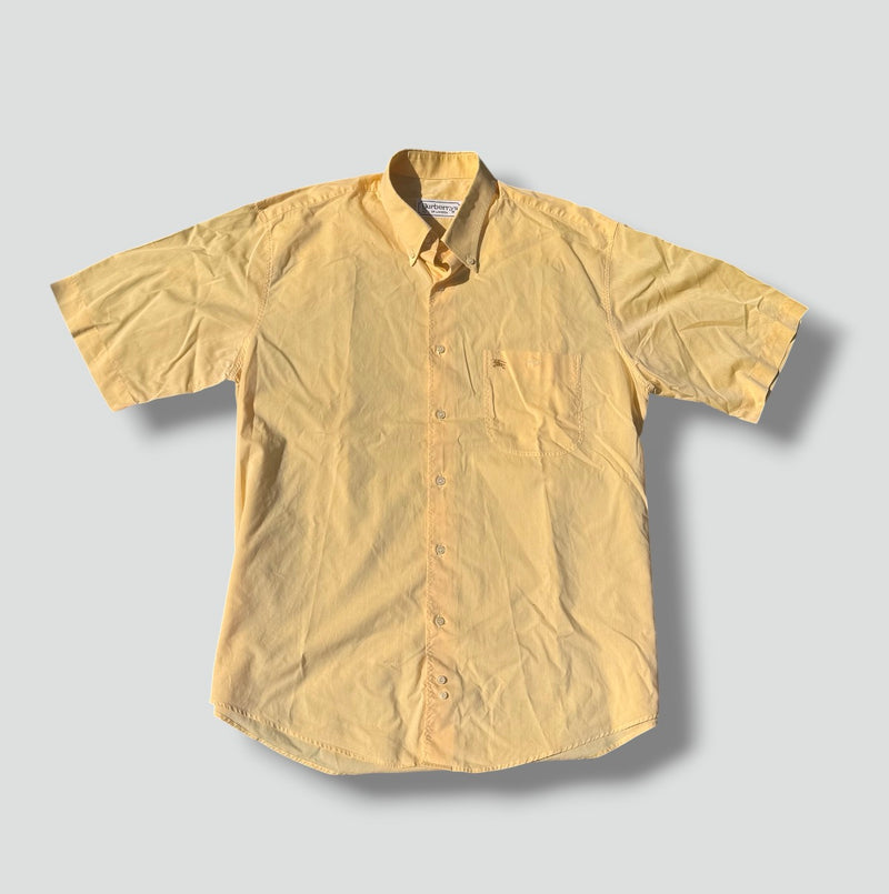 Sourced limited accessories and clothes Burberry's of London yellow vintage shirt – Secondhand Streetwear