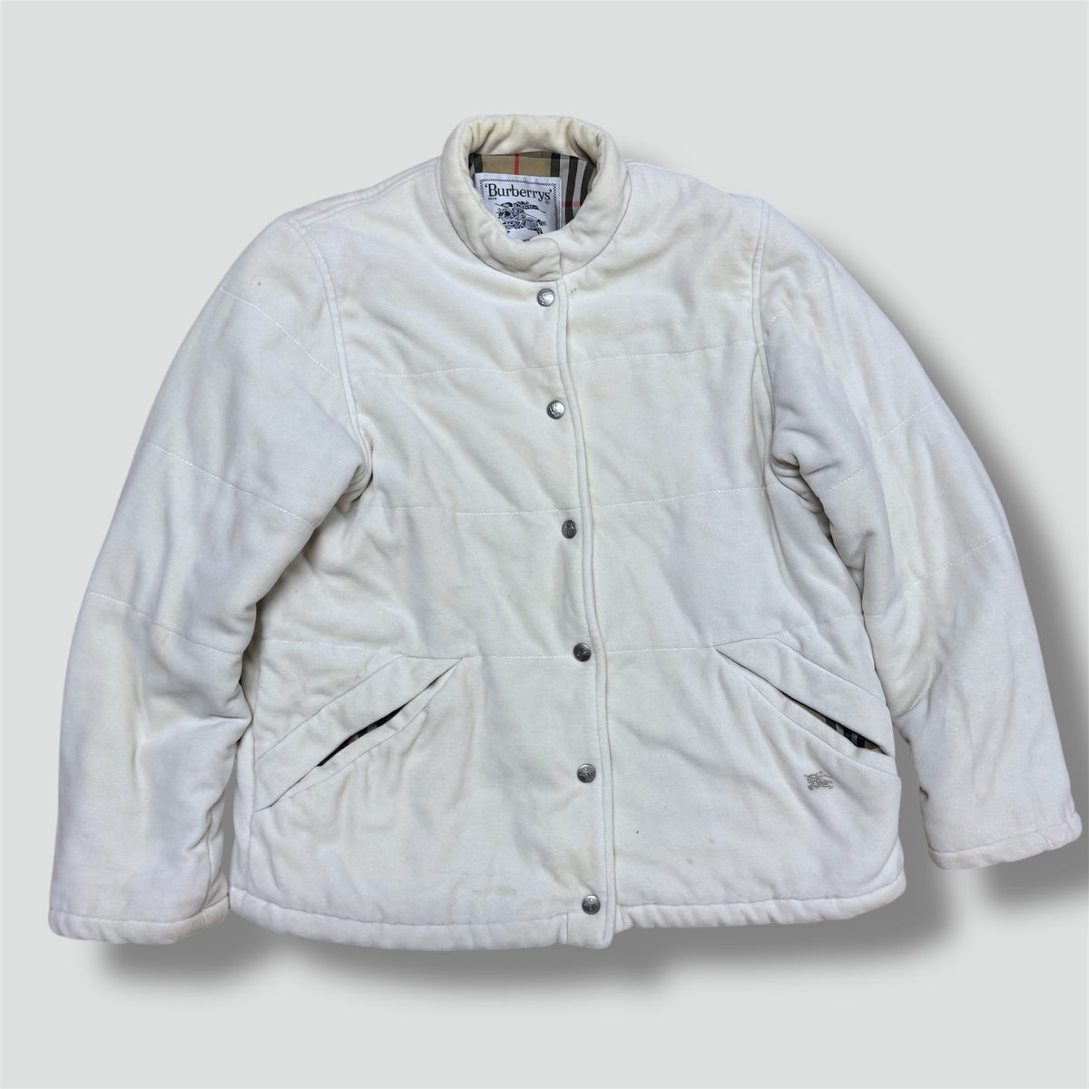Burberry’s cream vintage coat