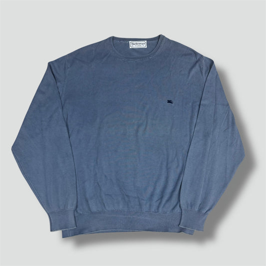 Burberry’s vintage blue crewneck sweatshirt