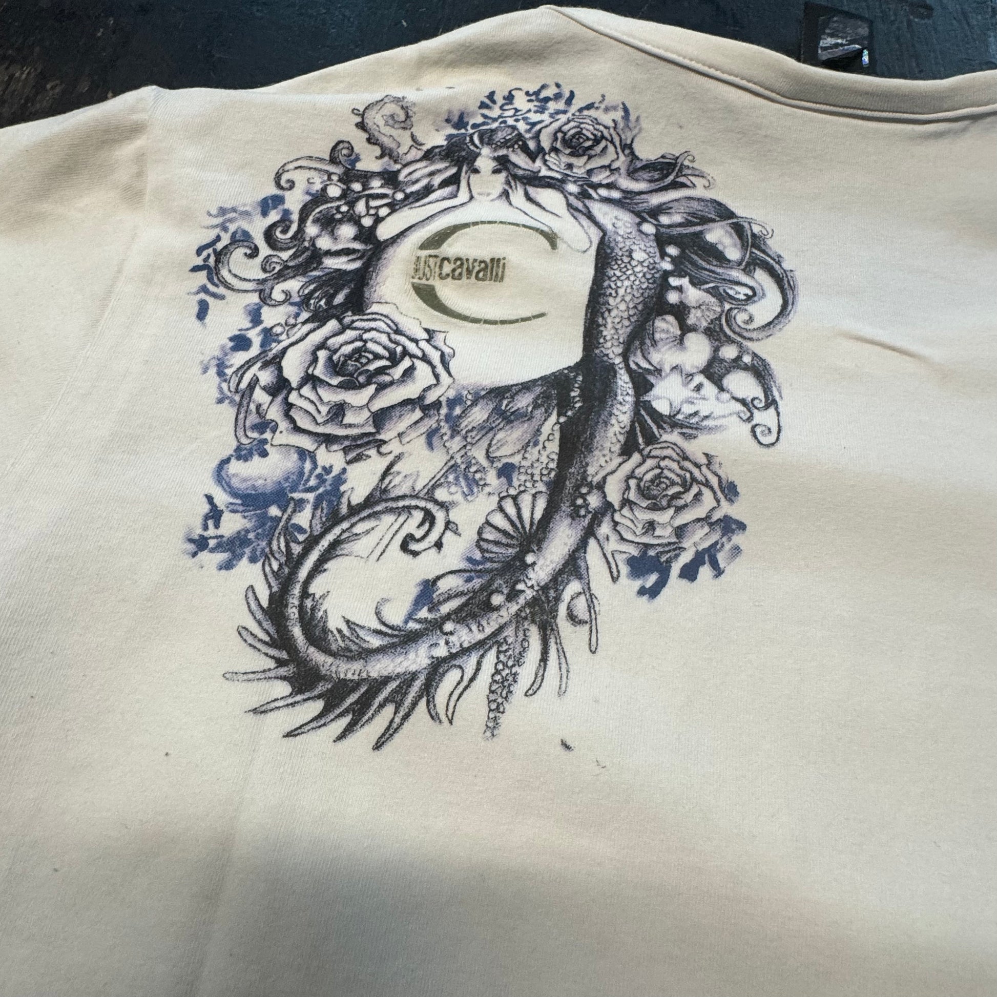 Cavalli vintage painted t-shirt – Close-up 3