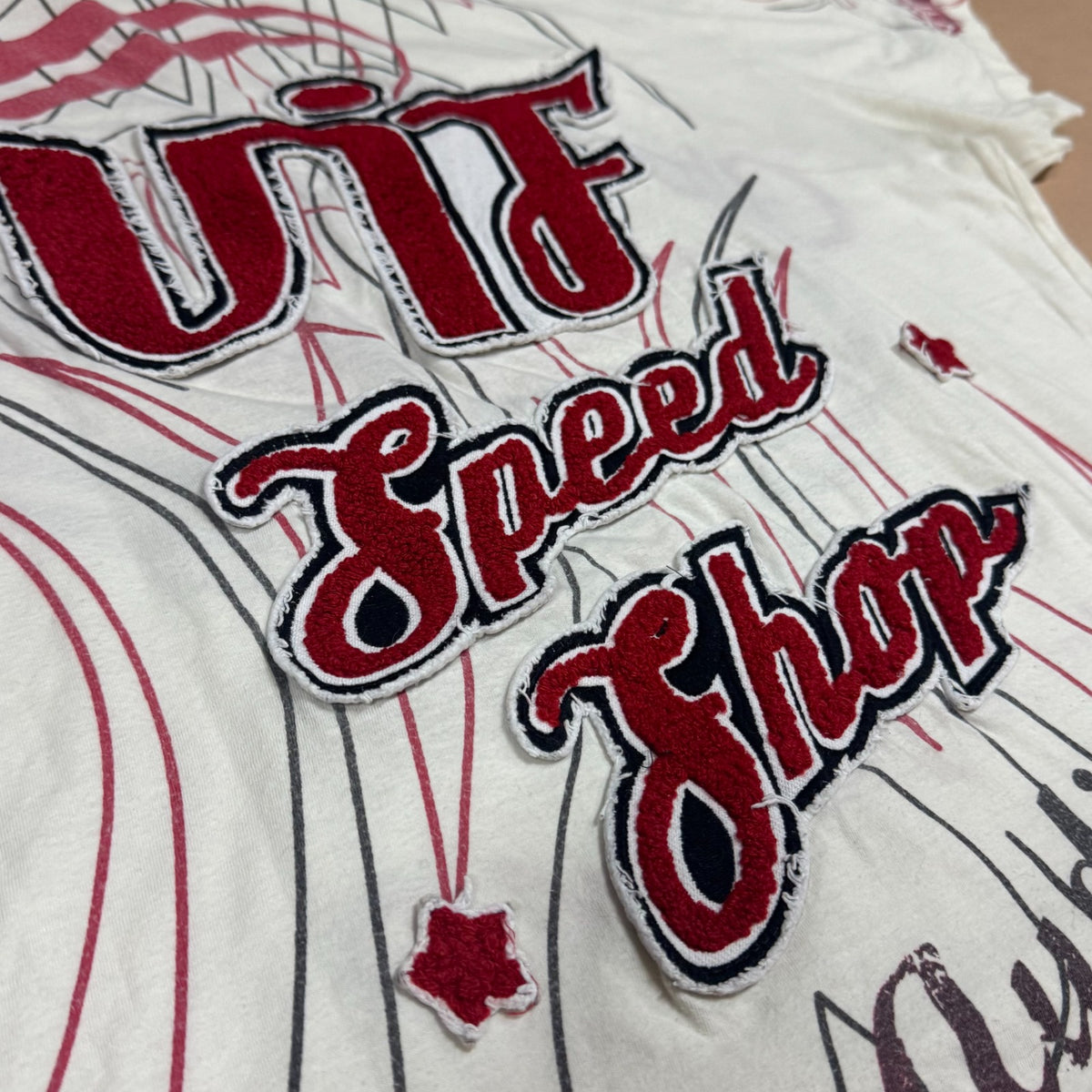 Christian Audigier vintage embroidered T-shirt – Close-up 5