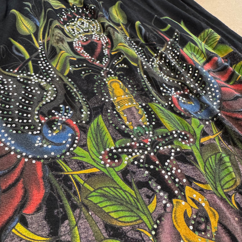 Detailansicht: Sourced limited accessories and clothes Christian Audigier Y2K vintage dress – Logo, Nähte oder Material