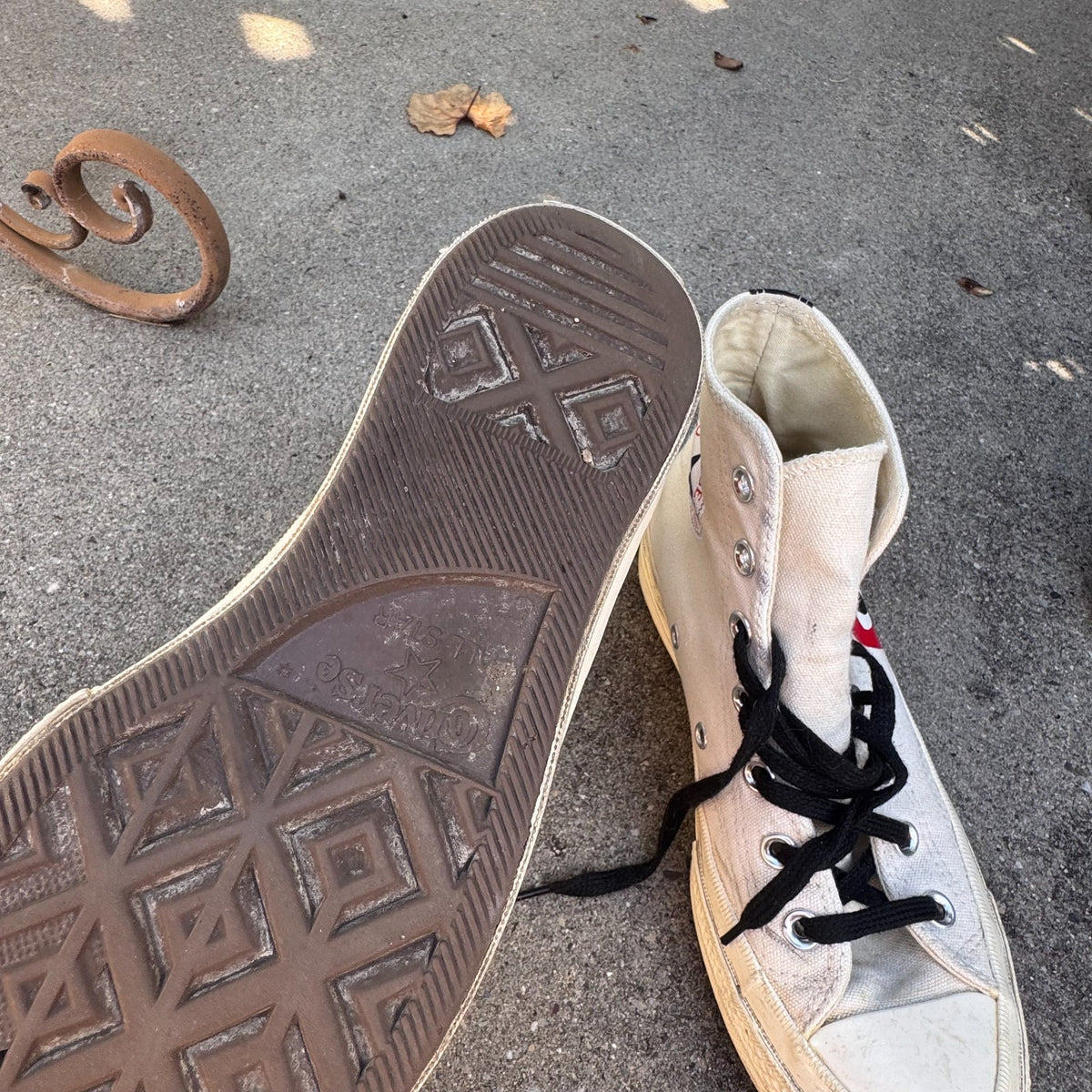 Converse Comme des Garçons sneakers – Close-up 3