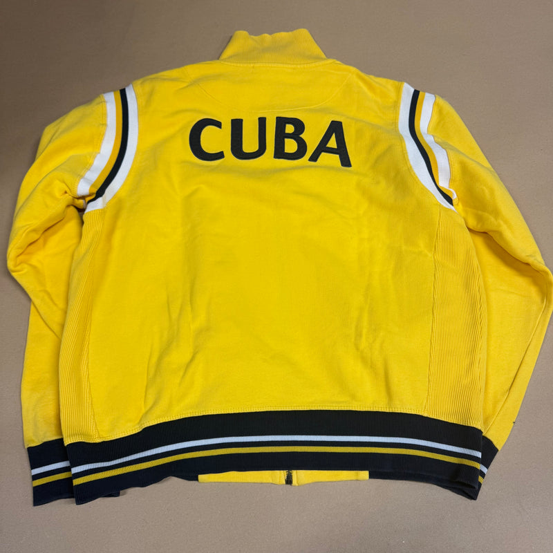 Detailansicht: Sourced limited accessories and clothes Cuba 63 streetwear zip-up jacket from Gaudi – Logo, Nähte oder Material