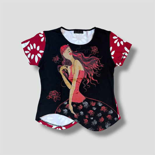 Custo Barcelona “happy girl” Y2K summer tee